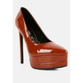 thumbnail image 2 of Cuddles Patent Faux Leather Platform Stiletto Pumps, 2 of 10