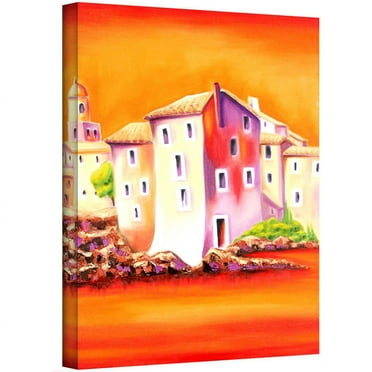 ArtWall Susi Franco "Sunset" Gallery-wrapped Canvas
