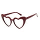 thumbnail image 1 of Minnieouse Sun Eyewear Mujeres Gafas de sol en forma de corazón Suministro de viaje multifuncional para adultos Mujeres Lady Girl Children Tipo 1 Lentes Tipo 12 Minnieouse AP008850-12, 1 of 6