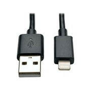 Tripp Lite M100-10N-BK Black MFi Certified Lightning to USB Cable Sync Charge Apple iPhone iPod iPad