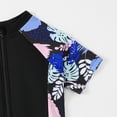 thumbnail image 4 of Cethrio Girls' Rash Guard Swimsuits, Summer 2 Piece Quick-drying Swim Shirts and Swim Bottoms Black Size 12-13T, 4 of 8