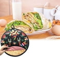 thumbnail image 6 of Oimcto 12-Inch Insulated Tortilla Warmer Bag,Microwaveable Cotton Fabric Carrier for Pizza and Bread,Keeps Food Warm for Up to One Hour,Portable Design, 6 of 7