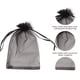 thumbnail image 2 of Laklulu ShangGe 100 bolsas de regalo con cordón transparente de 4 x 6 pulgadas (10 x 15 cm), bolsas de regalo de organza negra para bodas, fiestas, joyas, festivales (verde militar, 5 x 7 pulgadas), 2 of 5