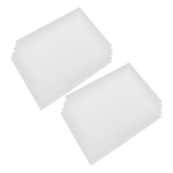 HEMOTON Heat Shrink Sheets for DIY Creative Projects with Smooth Texture and Rich Colors White BOPS 10Pcs