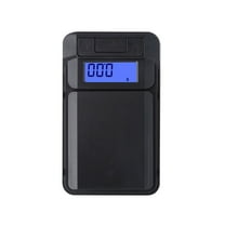 Worgeous High Precision Digital Pocket Scale for Weighing Use with Sensitive Sensors Black Plastic 100g/0.01g