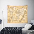thumbnail image 6 of Balery World Map Pattern Tapestry 60x51 Inches - Large Wall Hanging Tapestry for Bedroom, Living Room, Dorm Decor - Artistic and Aesthetic Room Decor, 6 of 9