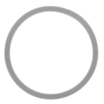 HONMEET Silicone Water Bottle Accessories Gasket Replacement Leak Proof Lid Seal Gaskets for Insulated Bottles Outdoor Use 1Set 2.7×2.7×0.1in