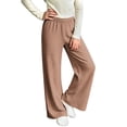 thumbnail image 2 of MKOSPLRT 4-16 Years Comfy Casual Pajama Pants Funny Striped Print Elastic Waist Palazzo Lounge Bottoms Baggy Wide Leg Pjs Sleepwear with Pocket, 2 of 8