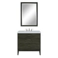 thumbnail image 6 of Sunny Wood Tl3621d Tyler 36" Free Standing Hardwood Vanity Cabinet Only - Dark Pearl, 6 of 7