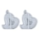 thumbnail image 1 of 2 moldes de silicona con forma de corazón para velas: molde de yeso para aromaterapia, jabón de silicona en forma de corazón 3D, para manualidades de resina, decoración del hogar para San Valentín., 1 of 7