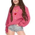 thumbnail image 2 of Mercatoo Baby Girls Cotton Sweater Jackets Fall And Winter Christmas Print Casual Round Neck Long Sleeve Pullover Top, 2 of 4
