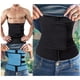 thumbnail image 4 of Faja moldeadora de cintura para mujer, moldeadora de abdomen, quemador de grasa y ejercicio Negro m, 4 of 9