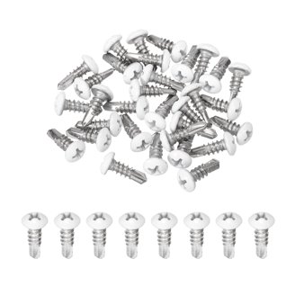 Caliber #8 X 3/4″ Self-Drilling Screws – Phillips Washer Head, Black (100-Pack)