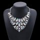 thumbnail image 3 of Collar de clavícula de aleación de diamantes de imitación de señora accesorio exagerado para mujer (02), 3 of 3
