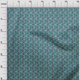 thumbnail image 3 of oneOone Cotton Silk Green Fabric Floral Sewing Fabric By The Yard Printed Diy Clothing Sewing Supplies 42 Inch Wide, 3 of 5