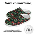 thumbnail image 6 of Goofa Strawberry Print Womens Mens Cotton Lightweight House Slippers , Washable Home Slippers,Indoor Comfy Bedroom Cozy Slippers-35/36, 6 of 7