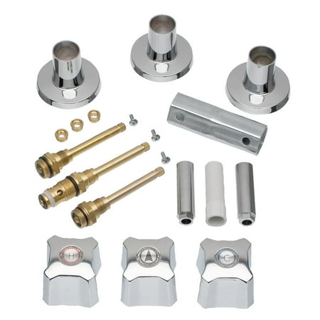 Danco 9D00039672 Chrome Tub/Shower 3-Handle Remodeling Kit For Kohler Trend