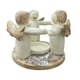 thumbnail image 2 of Resin Candlestick Holder,Elegant Figurine Tabletop Decor,Religious Home Accent,Easter Centerpiece,Decorative Candle Stand for Mantel Shelf Display,Handcrafted Gift for Women,Wedding Housewarming, 2 of 6