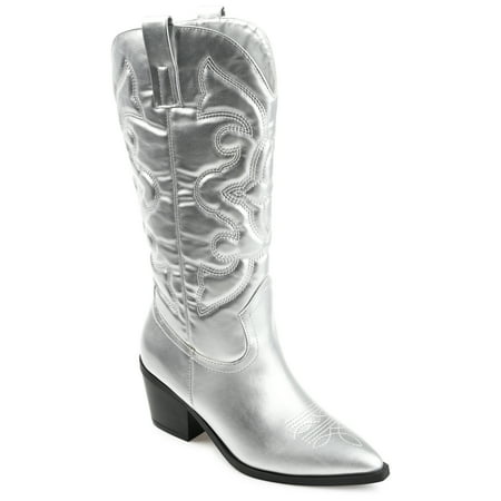 

Journee Collection Womens Chantry Pointed Toe Pull On Western Boots