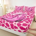 thumbnail image 3 of Homewish Cowgirl Hat Boots Full Size Sheets 4-Piece for Kids Children Teens,Cow Print Breathable Bed Sheets,Western Theme Lightweight Sheet Sets,Luxury Bedroom Decor, 3 of 7