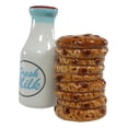 thumbnail image 2 of Ebros Breakfast Milk & Chocolate Cookies Magnetic Ceramic Salt Pepper Shakers, 2 of 9