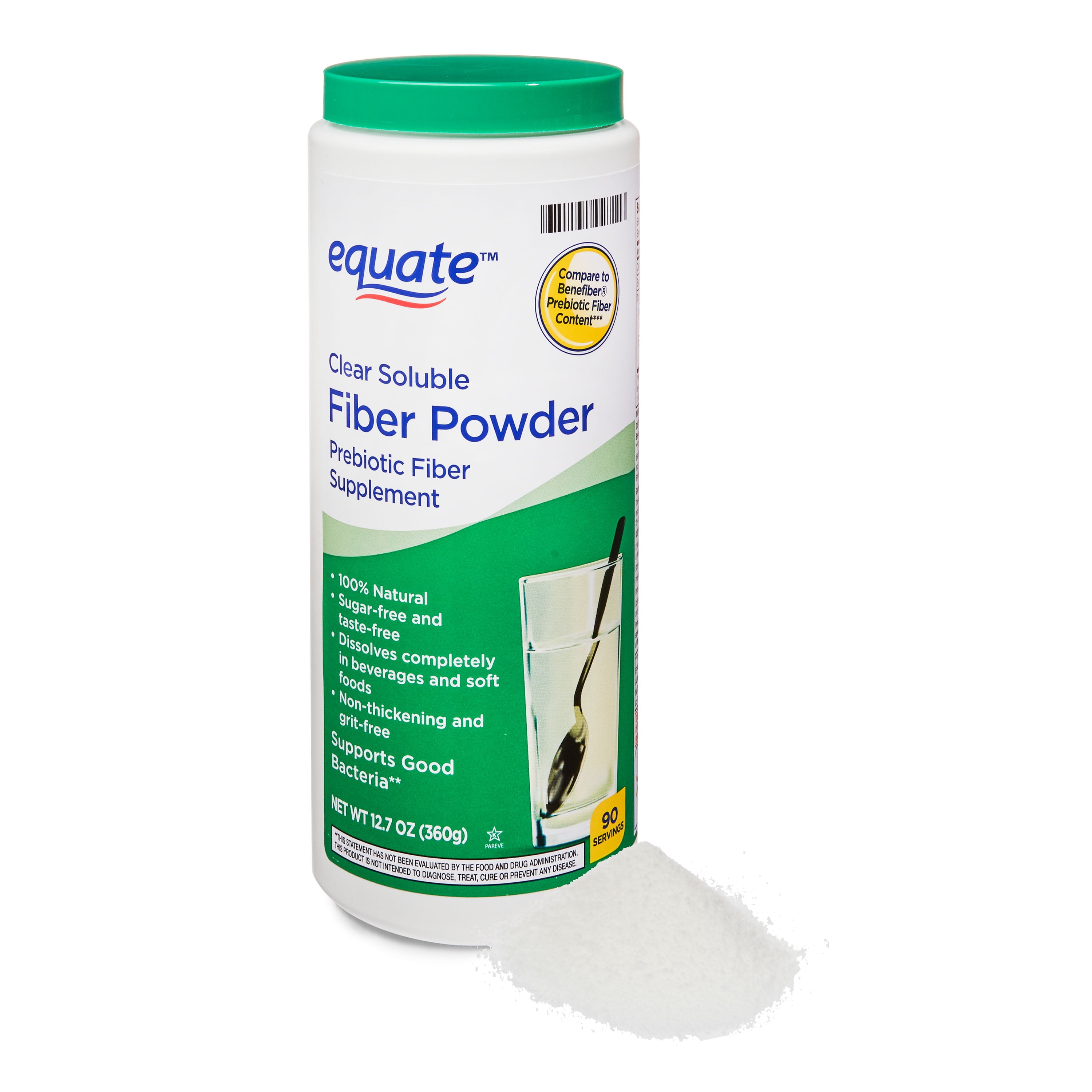 Equate Clear Soluble Fiber Powder, 12.3 oz