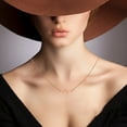 thumbnail image 5 of Collier pour Femmes Mode Design Spécial Diamant Acier Titane Brillant Collier Clavicule Collier Croisé, 5 of 5