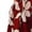 Red, variant on AURA Plus Size Bohemian Midi Dress Women Square Neck High Waist Casual Vacation A Line Dress