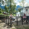 thumbnail image 3 of Dog Playpen Outdoor, 40 inch 4 Panels Dog Pen Indoor Heavy Duty Puppy Exercise Pen Metal Pet Fence for RV Camping/Yard/Garden, 3 of 9