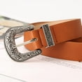 thumbnail image 5 of Guardoinrt Ceintures en Faux Cuir avec Boucle Sculptée pour Femmes Jeans Robe Type A 1Set, 5 of 5