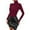 Wine, variant on Women Knitted Sweater Solid Color O Neck Bottoming Turtleneck Sweater Tops Harem Hoodie Womens Sweaters for Work Ladies Sweater Sweaters for Women Size Baggy Sweater Men Laye Sweater Men Zip Knit