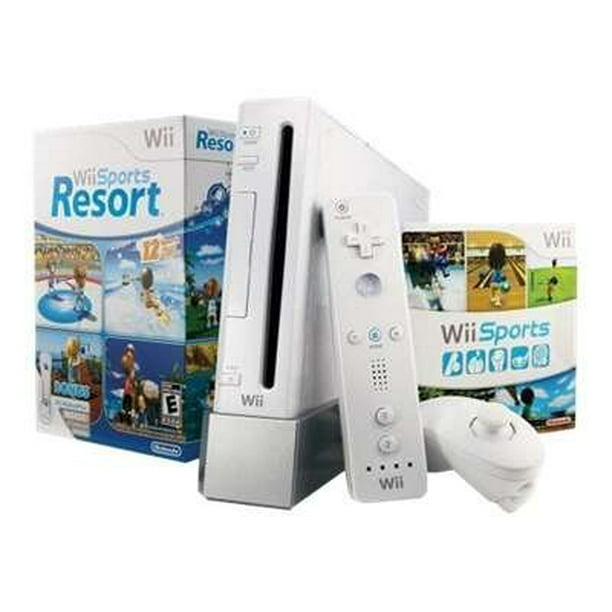 Nintendo Wii Limited Edition Sports Resort Pak Game Console White Wii Sports Wii Sports Resort With Wii Motionplus Walmart Com