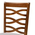 thumbnail image 6 of Bowery Hill Grey and Walnut Brown Finished Wood 6-Piece Dining Set, 6 of 8