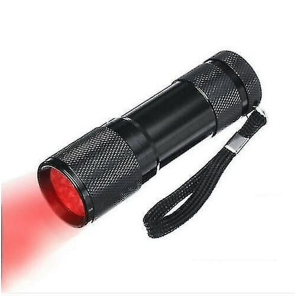 670nm 9led Deep Red Light Flashlight Against Deteriorating Eyesight Red Torch