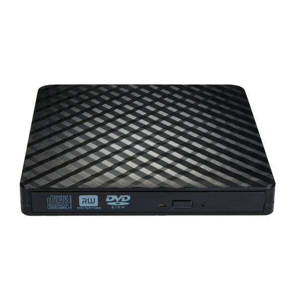 External CD DVD Drive, USB 3.0 and Type-C Portable Drive Reader, DVD/CD ROM Burner Rewriter ,Wide Compatibility