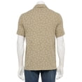 thumbnail image 2 of Men's Thomas Sterling Textured Button Down Shirt Color: Tan Crosshatch Size: XL, 2 of 4