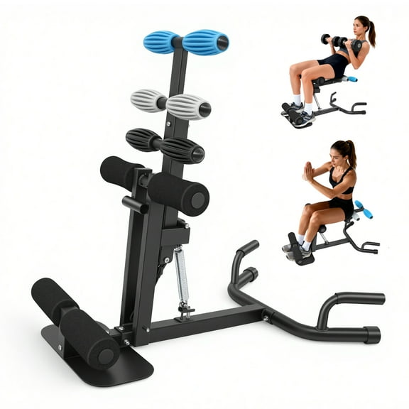 ALSO GO Deep Squat Machine for Women, Adjustable Glutes Trainer Machine, Core & Leg Exercise, Push Up Workout Equipment at Home Gym