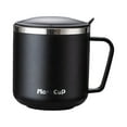 thumbnail image 4 of Tazas De Café De Acero Inoxidable 5x304, Taza Para Beber Sellada, Taza De Agua De 400ml Para El Hogar, Color Negro, 4 of 8