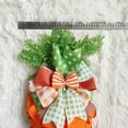 thumbnail image 6 of Easter Carrot Wreath Decoration Garlands - Rustic Spring Door Wreath, Flowers & Greenery Pendants, Farmhouse Holiday Front Door Wall Hanging Ornament for Easter Home Decor, 6 of 9