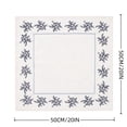thumbnail image 3 of MTBLYS White Napkins with Blue Floral for Dining Table Decor, 3 of 8