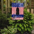 thumbnail image 2 of Carolines Treasures BB3066GF Patriotic USA Poodle Black Garden Size Flag, 2 of 2