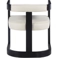 thumbnail image 3 of Meridian Furniture Manchester Cream Dining Chair, 3 of 8