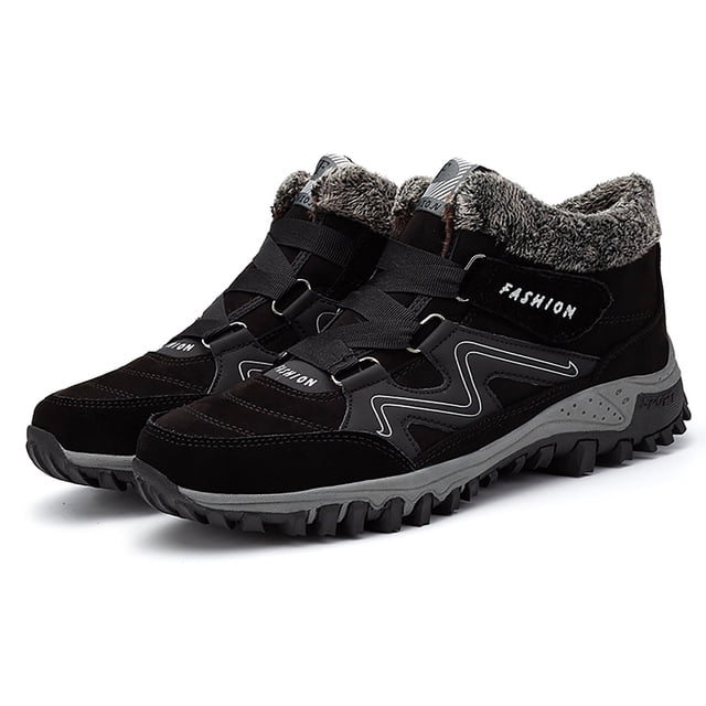 Zapatos casuales de invierno Zapatos de deporte de talla grande con forro de felpa para hombres y mujeres (negro amarillo 41) Ndcxsfigh Tenis De Mujer Tenis De Hombre