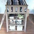 Better Homes and Gardens Kane Twin Loft Bed, Gray