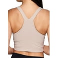 thumbnail image 4 of RBX Active Women's Ultra Soft Active Cropped Bra Tank Top With Shelf Bra, 4 of 4