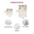 thumbnail image 7 of Eucalyptus Leaves Kitchen Dish Towels for Drying Dishes Set of 3, Green Summer Botanical Rustic Waffle Weave Microfiber Hand Tea Bathroom Towels Quick Dry & Absorbent Towel 12x12, 7 of 7