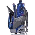 Tilami Deep Galaxy Rolling Backpack 18 Inch with Pencil Case