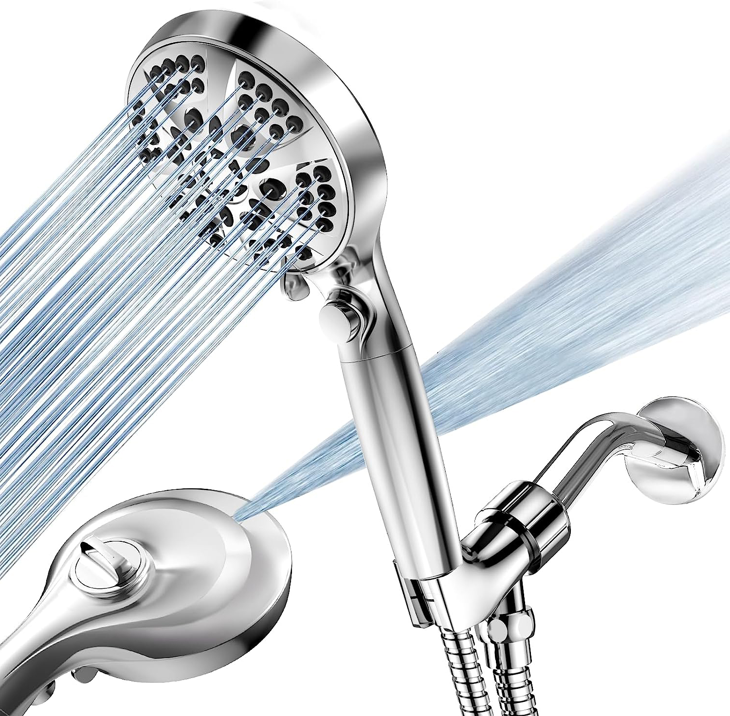 Moen Shower Head Hand Held W/pause Control White