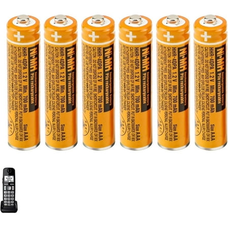 Panasonic Rechargeable AAA Batteries (4-Pack) HHR-4DPA/4B - PACK