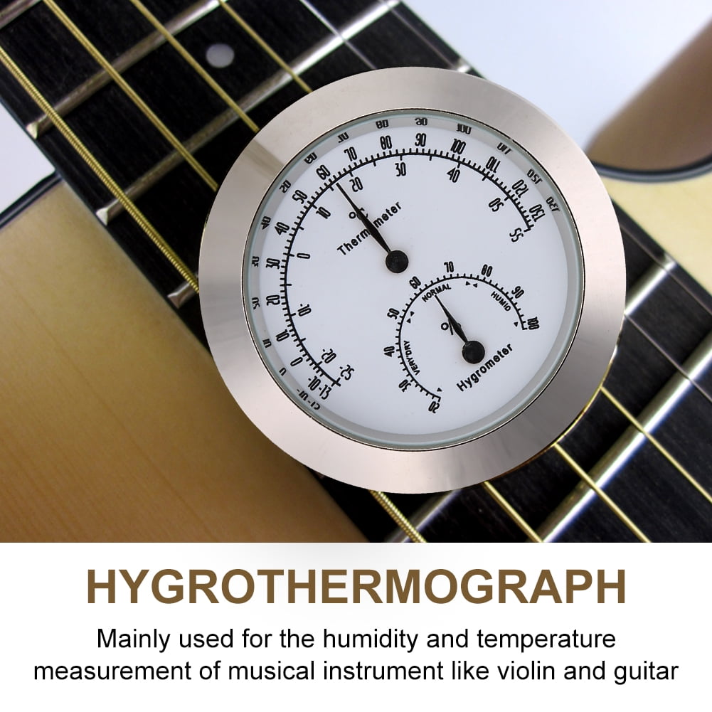 Garosa Round Thermometer Hygrometer Humidity Temperature Meter for